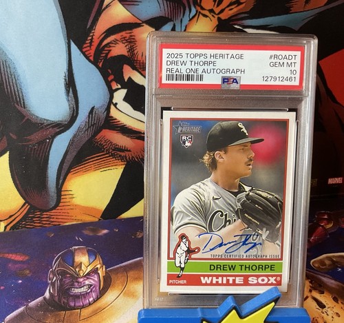 2025 Topps Heritage Real One Autograph Drew Thorpe #ROA-DT card