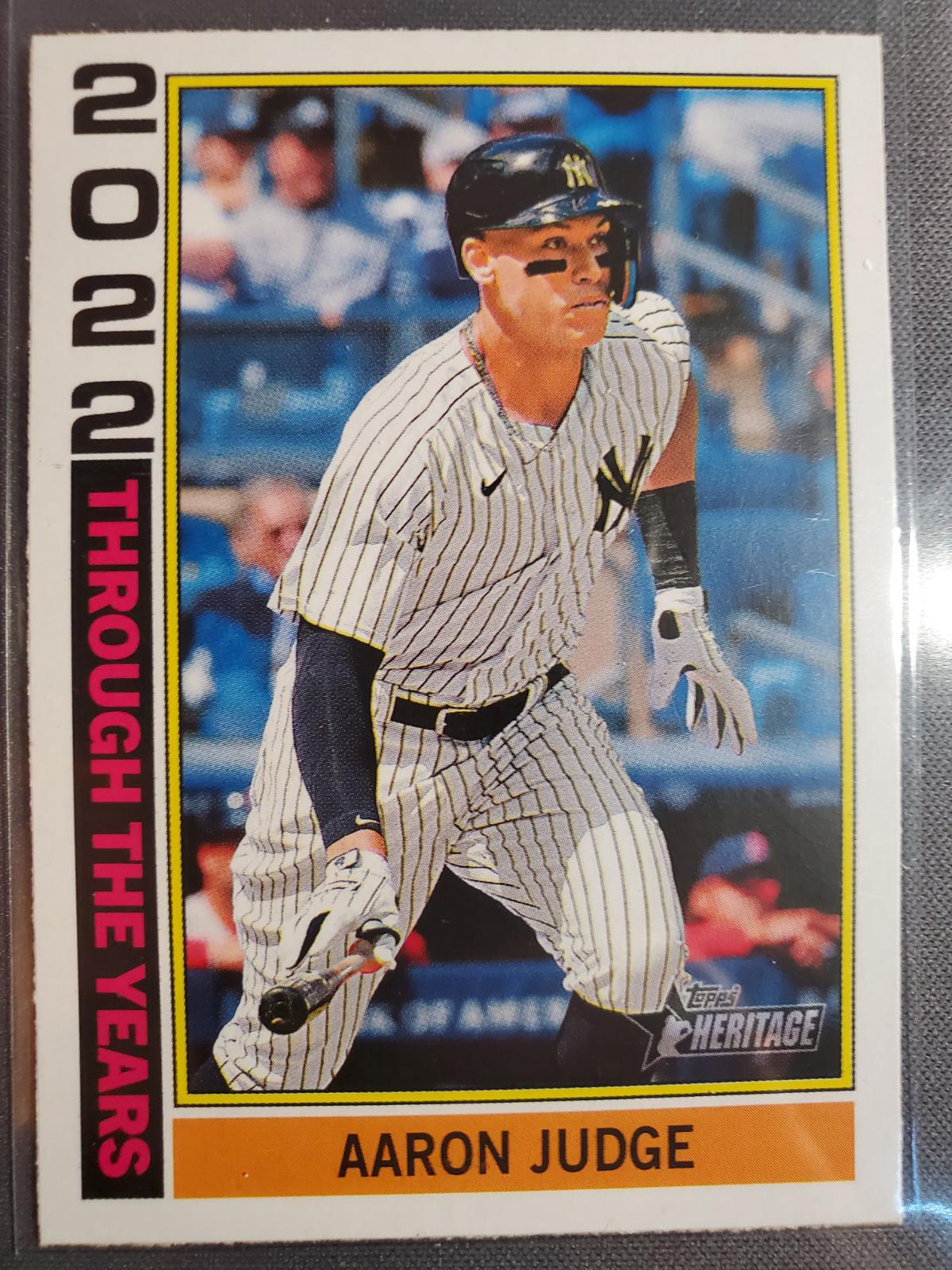 2025 Topps Heritage Through The Years Aaron Judge #TTY-23 card