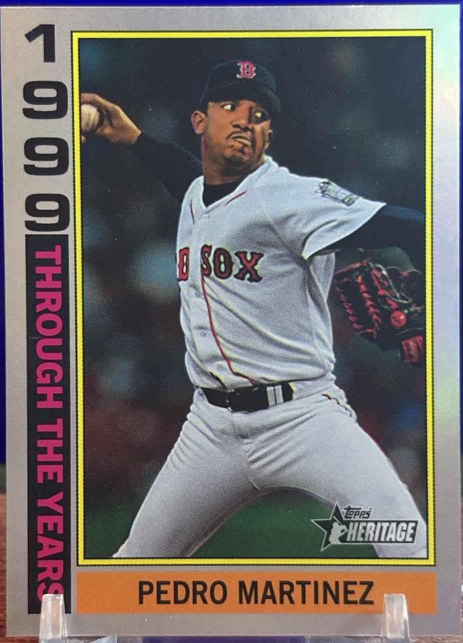 2025 Topps Heritage Through The Years Pedro Martinez [Holographic] #TTY-14 card