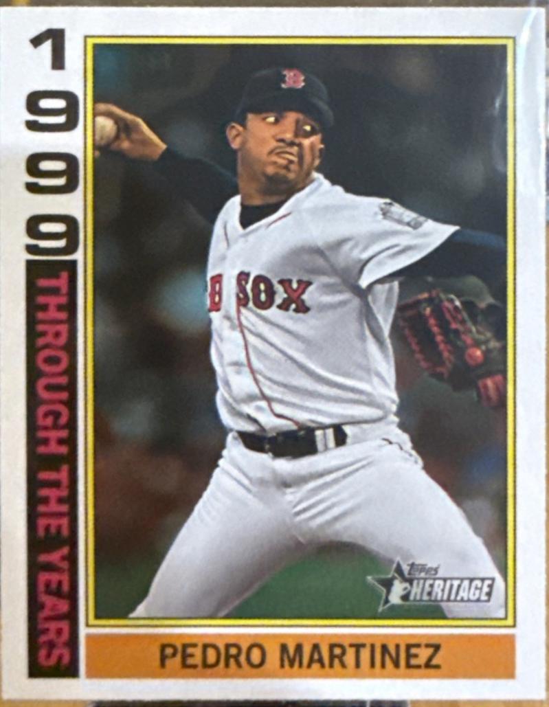 2025 Topps Heritage Through The Years Pedro Martinez #TTY-14 card