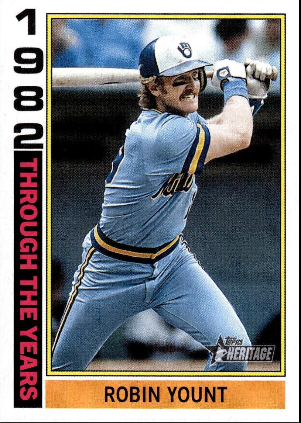 2025 Topps Heritage Through The Years Robin Yount #TTY-5 card