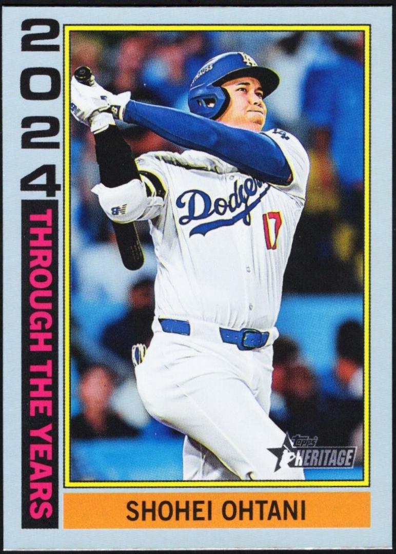 2025 Topps Heritage Through The Years Shohei Ohtani [Holographic] #TTY-25 card