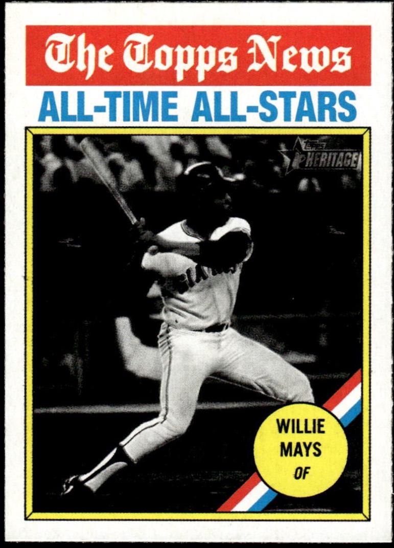 2025 Topps Heritage Willie Mays #341 card