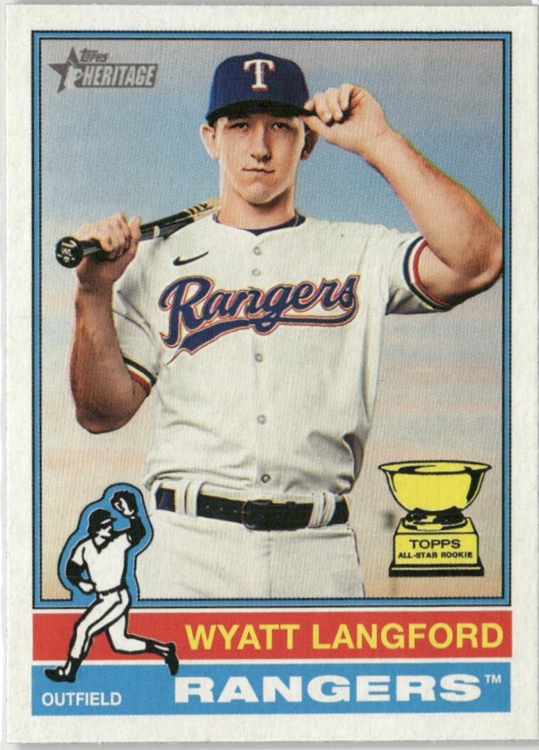 2025 Topps Heritage Wyatt Langford #29 card