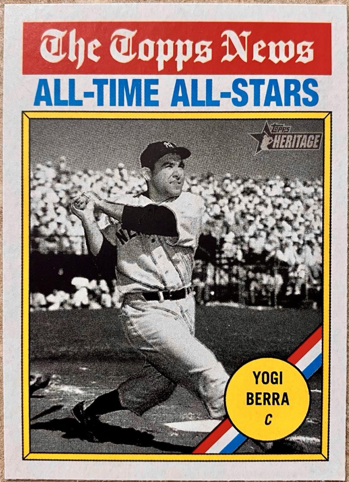 2025 Topps Heritage Yogi Berra #344 card