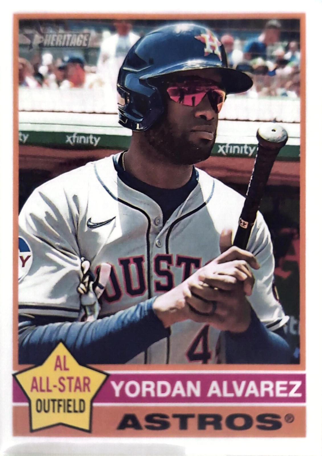 2025 Topps Heritage Yordan Alvarez #500 card