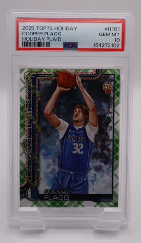 2025 Topps Holiday Cooper Flagg [Plaid] #H161 card