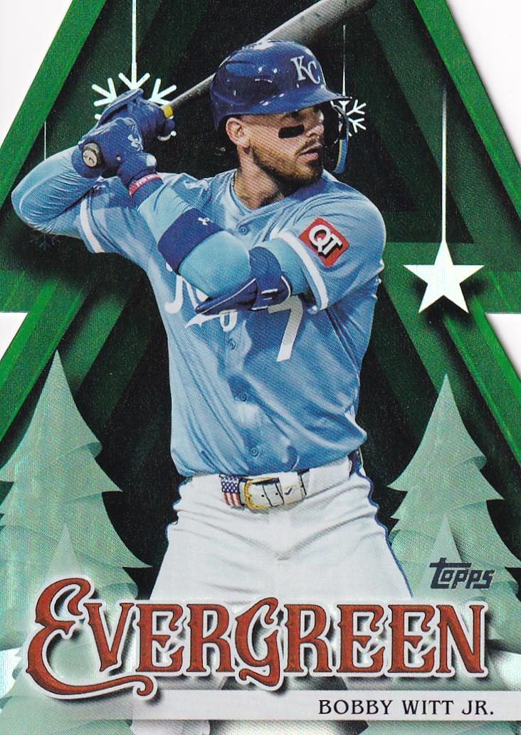 2025 Topps Holiday Evergreen Bobby Witt Jr. #E-12 card