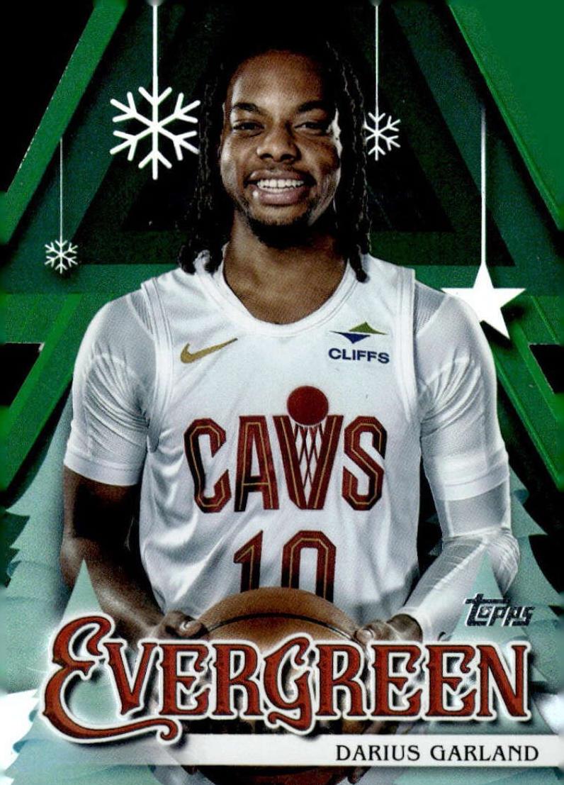 2025 Topps Holiday Evergreen Darius Garland #EV-DG card