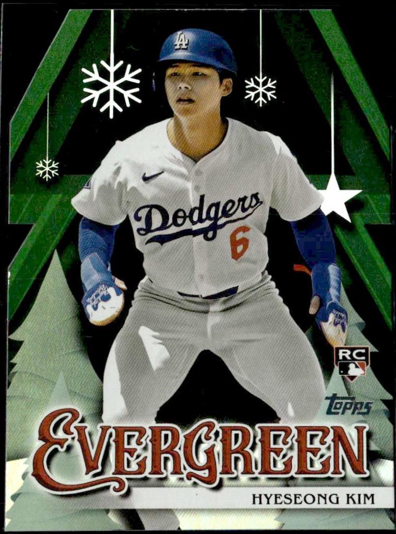 2025 Topps Holiday Evergreen Hyeseong Kim #E-2 card