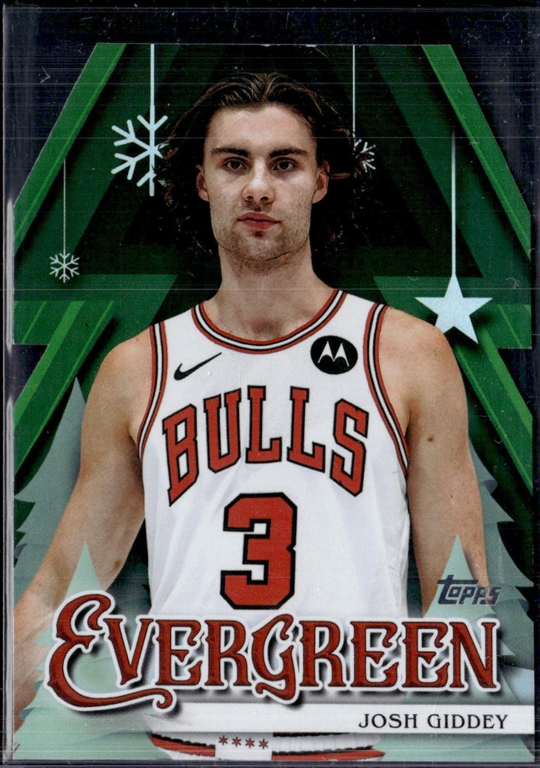 2025 Topps Holiday Evergreen Josh Giddey #EV-JG card