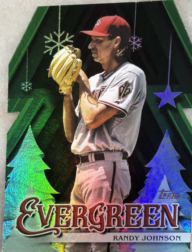 2025 Topps Holiday Evergreen Randy Johnson #E-17 card