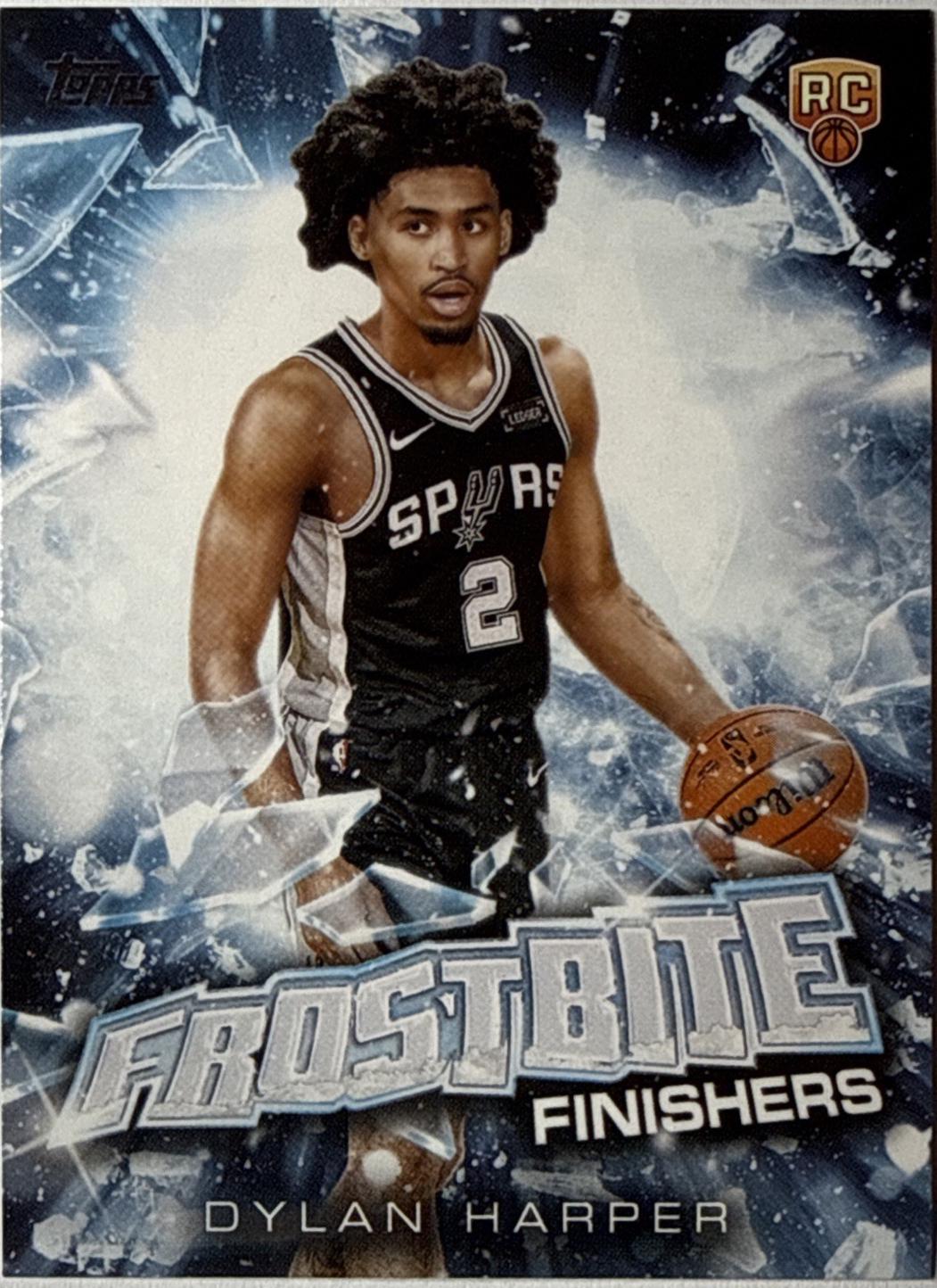 2025 Topps Holiday Frostbite Finishers Dylan Harper #FF-DH card