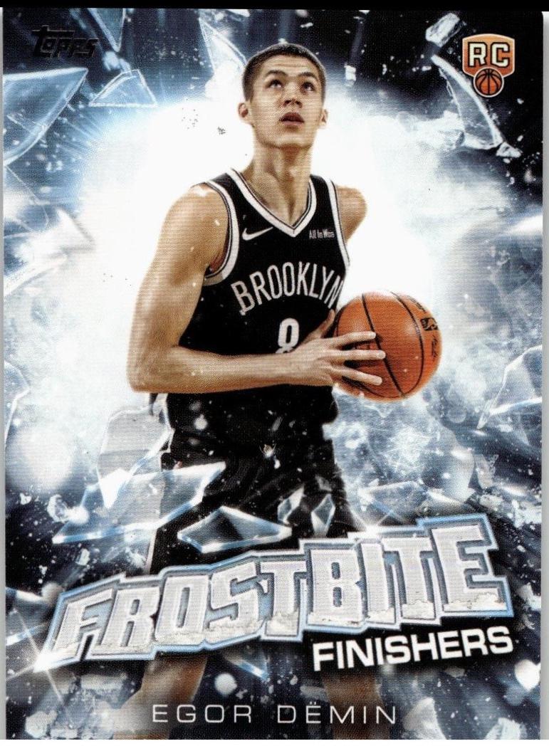 2025 Topps Holiday Frostbite Finishers Egor Demin #FF-ED card