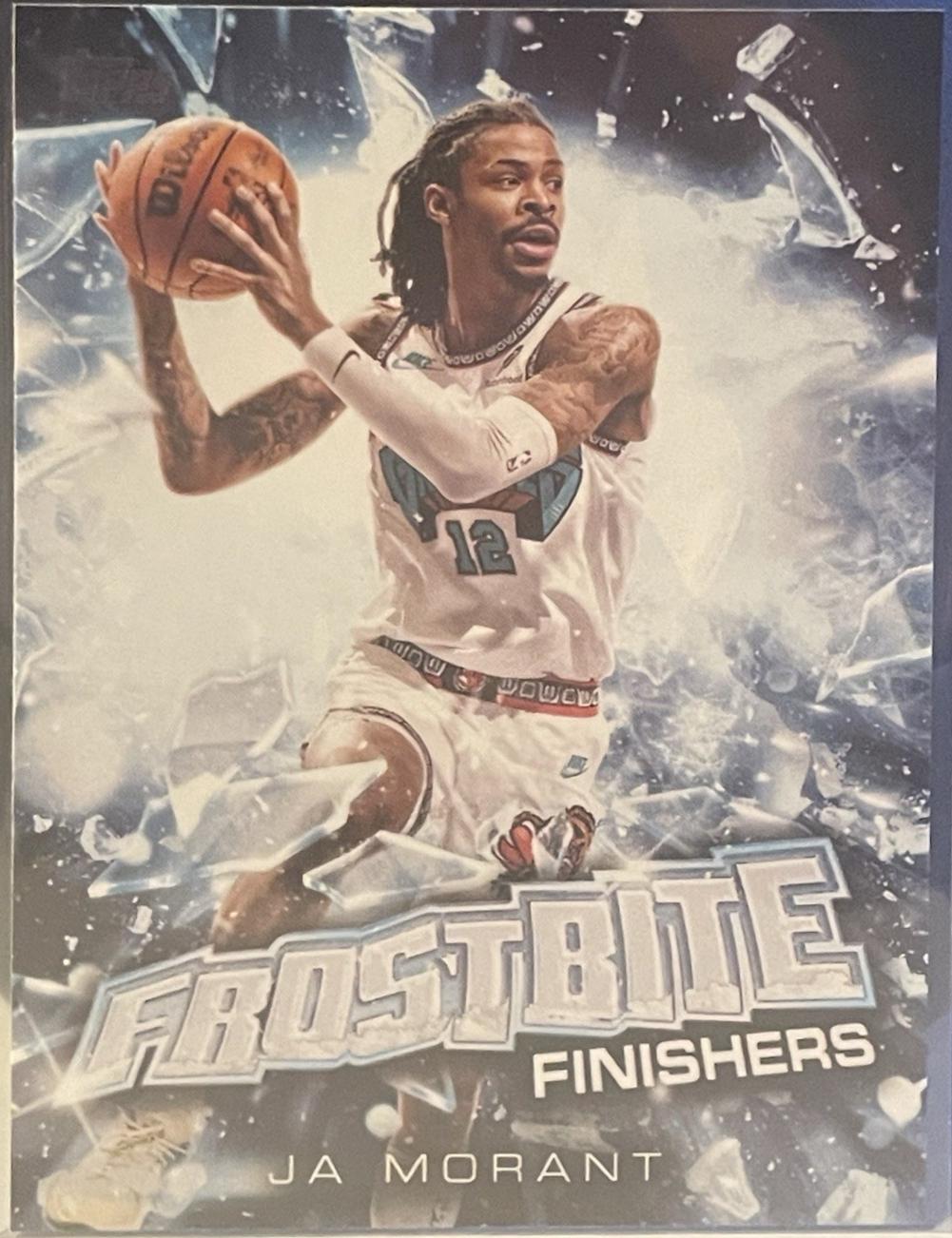 2025 Topps Holiday Frostbite Finishers Ja Morant #FF-JO card