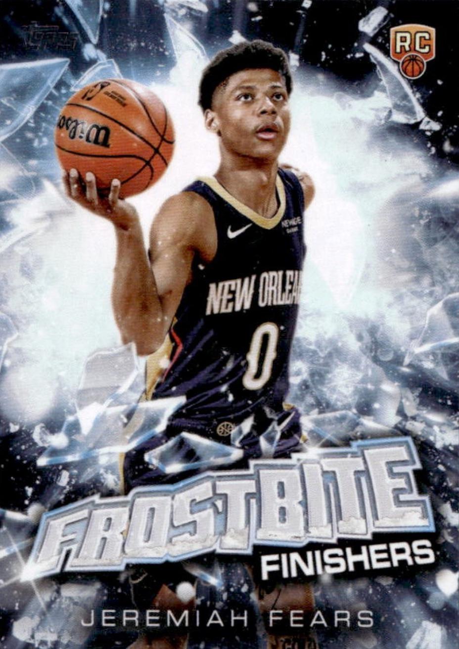 2025 Topps Holiday Frostbite Finishers Jeremiah Fears #FF-JF card