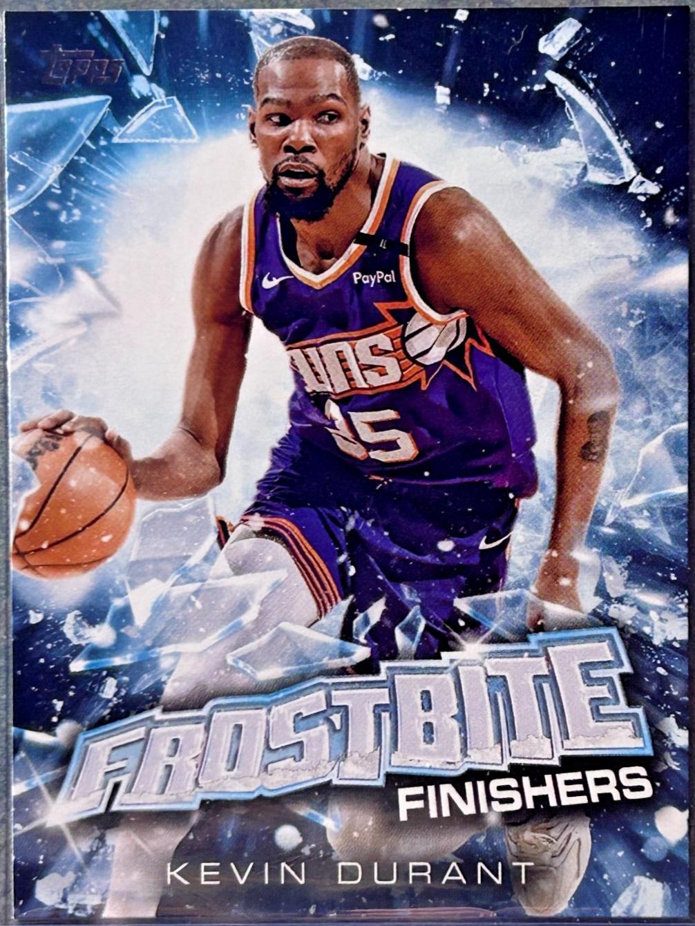 2025 Topps Holiday Frostbite Finishers Kevin Durant #FF-KD card