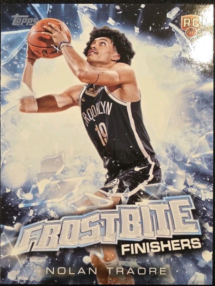2025 Topps Holiday Frostbite Finishers Nolan Traore #FF-NT card