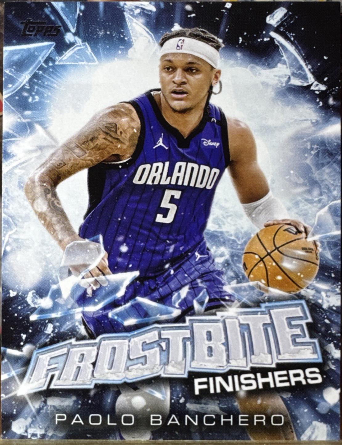2025 Topps Holiday Frostbite Finishers Paolo Banchero #FF-PB card