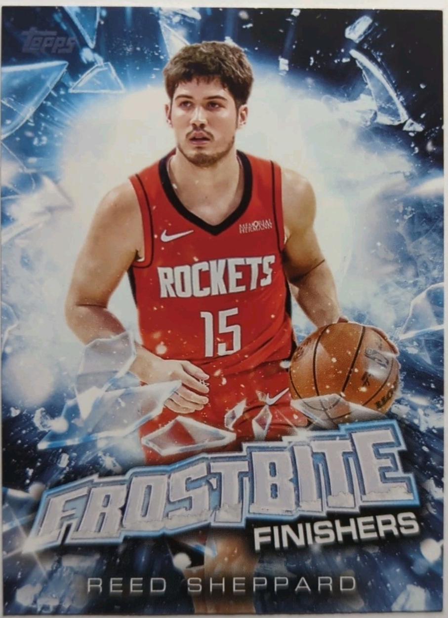 2025 Topps Holiday Frostbite Finishers Reed Sheppard #FF-RS card