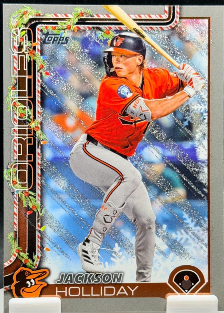 2025 Topps Holiday Jackson Holliday [Glitter] #H188 card