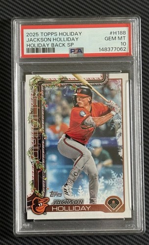 2025 Topps Holiday Jackson Holliday #H188 card