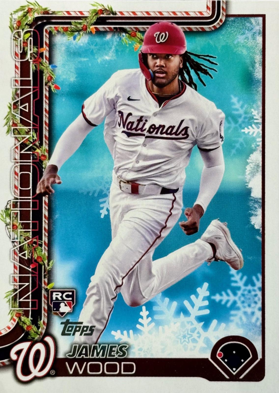 2025 Topps Holiday James Wood #H94 card