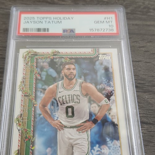 2025 Topps Holiday Jayson Tatum #H1 card