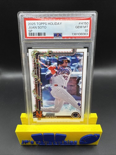 2025 Topps Holiday Juan Soto [Backs Super Short Print Variation] #H150 card