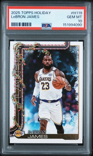 2025 Topps Holiday LeBron James #H119 card