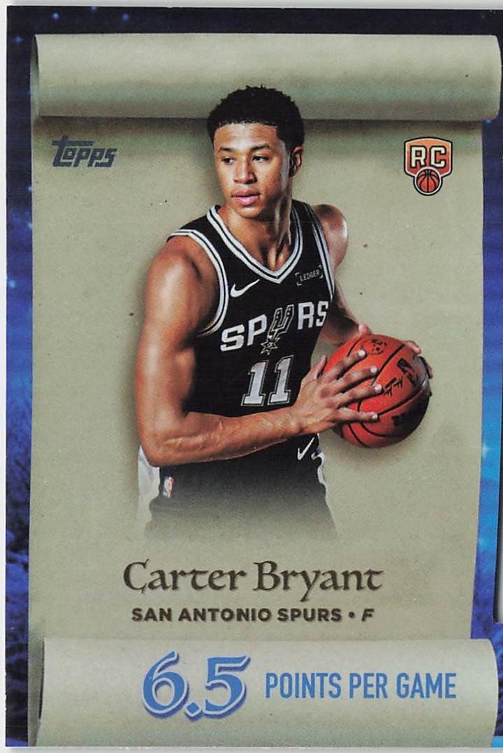 2025 Topps Holiday Making the Nice List Carter Bryant #ML-14 card