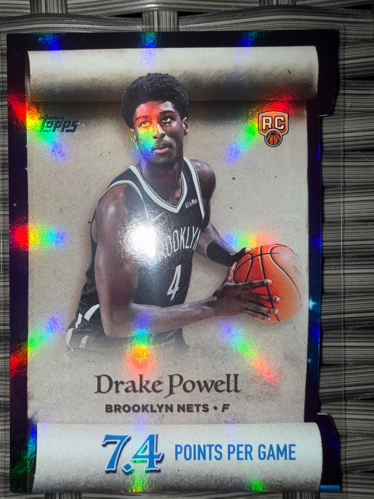 2025 Topps Holiday Making the Nice List Drake Powell #ML-22 card
