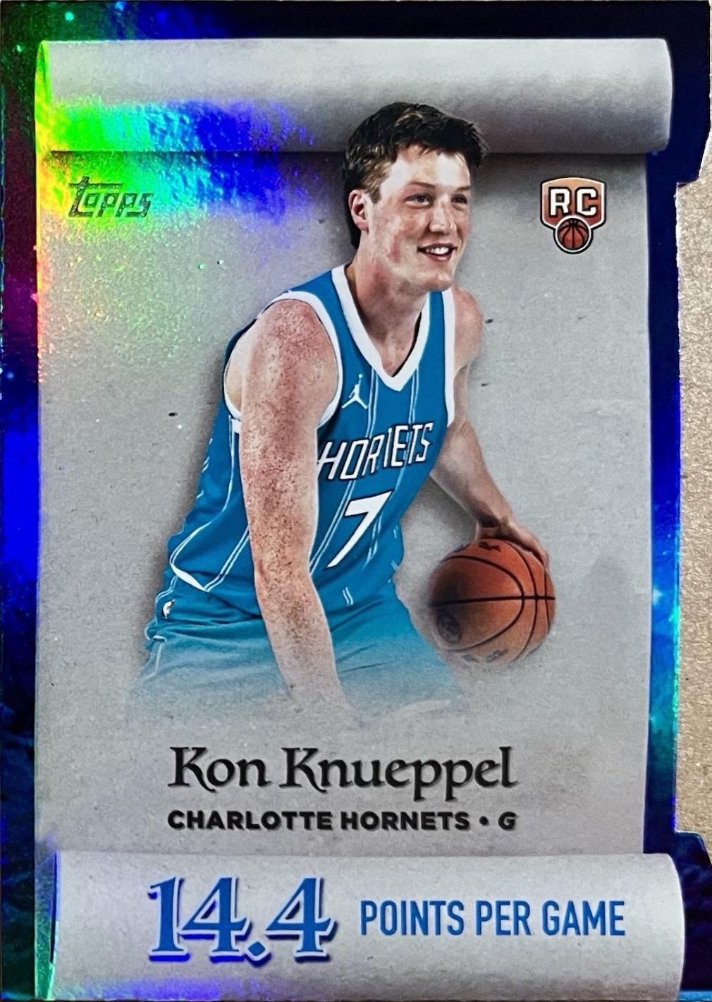 2025 Topps Holiday Making the Nice List Kon Knueppel #ML-4 card