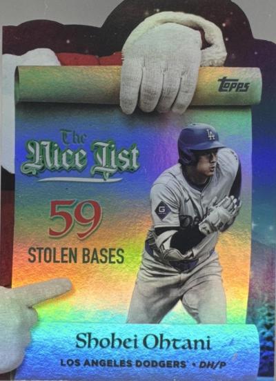 2025 Topps Holiday Making The Nice List Shohei Ohtani #MNL-2 card