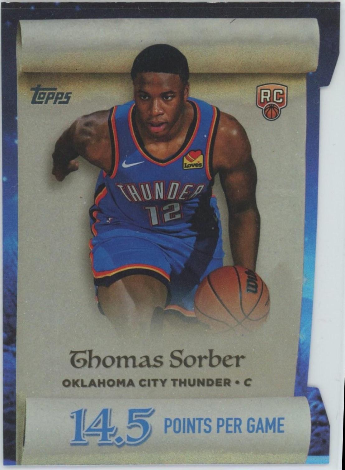 2025 Topps Holiday Making the Nice List Thomas Sorber #ML-15 card