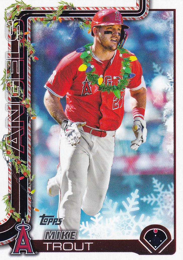2025 Topps Holiday Mike Trout [SP] #H50 card