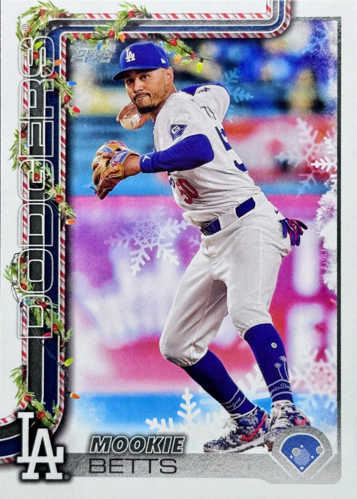 2025 Topps Holiday Mookie Betts #H52 card