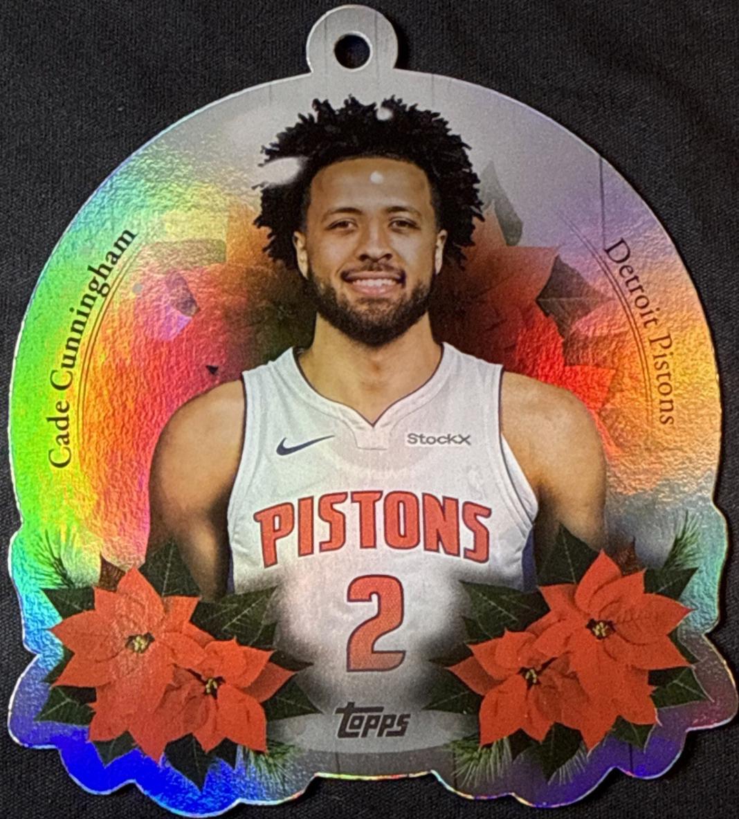 2025 Topps Holiday Oversized Die-Cut Ornament Cade Cunningham #DCO-CC card