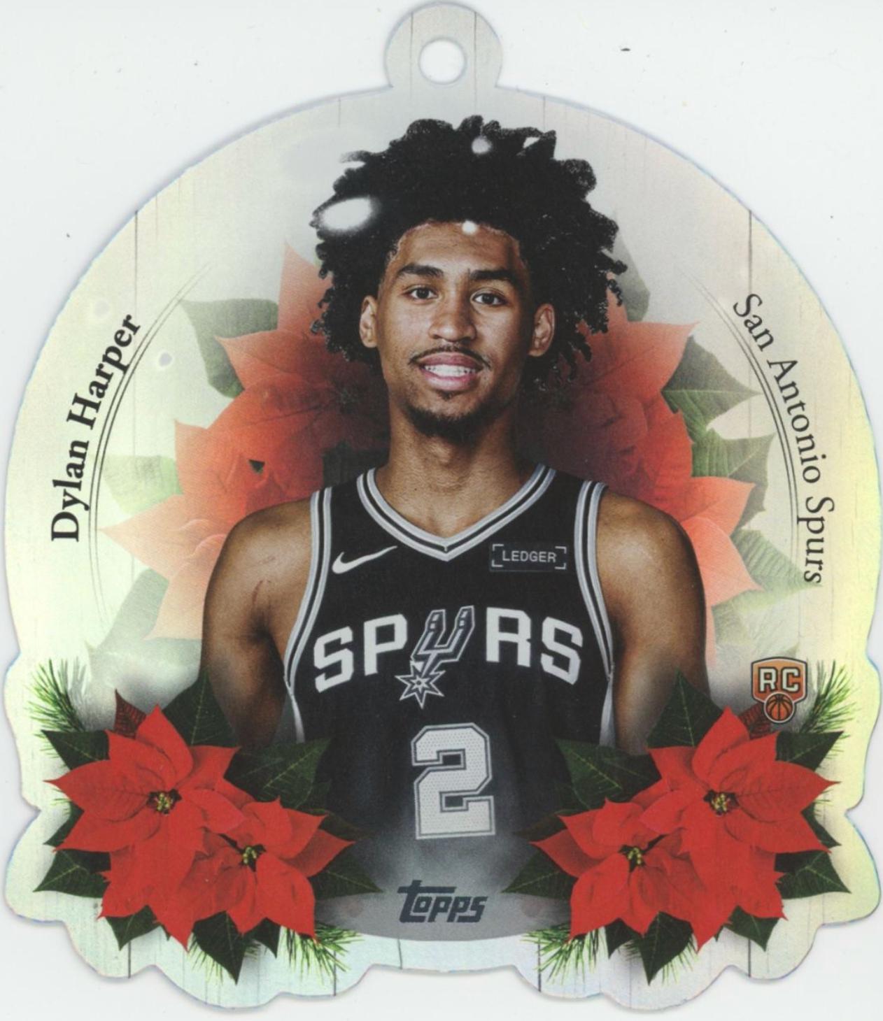 2025 Topps Holiday Oversized Die-Cut Ornament Dylan Harper #DCO-DH card