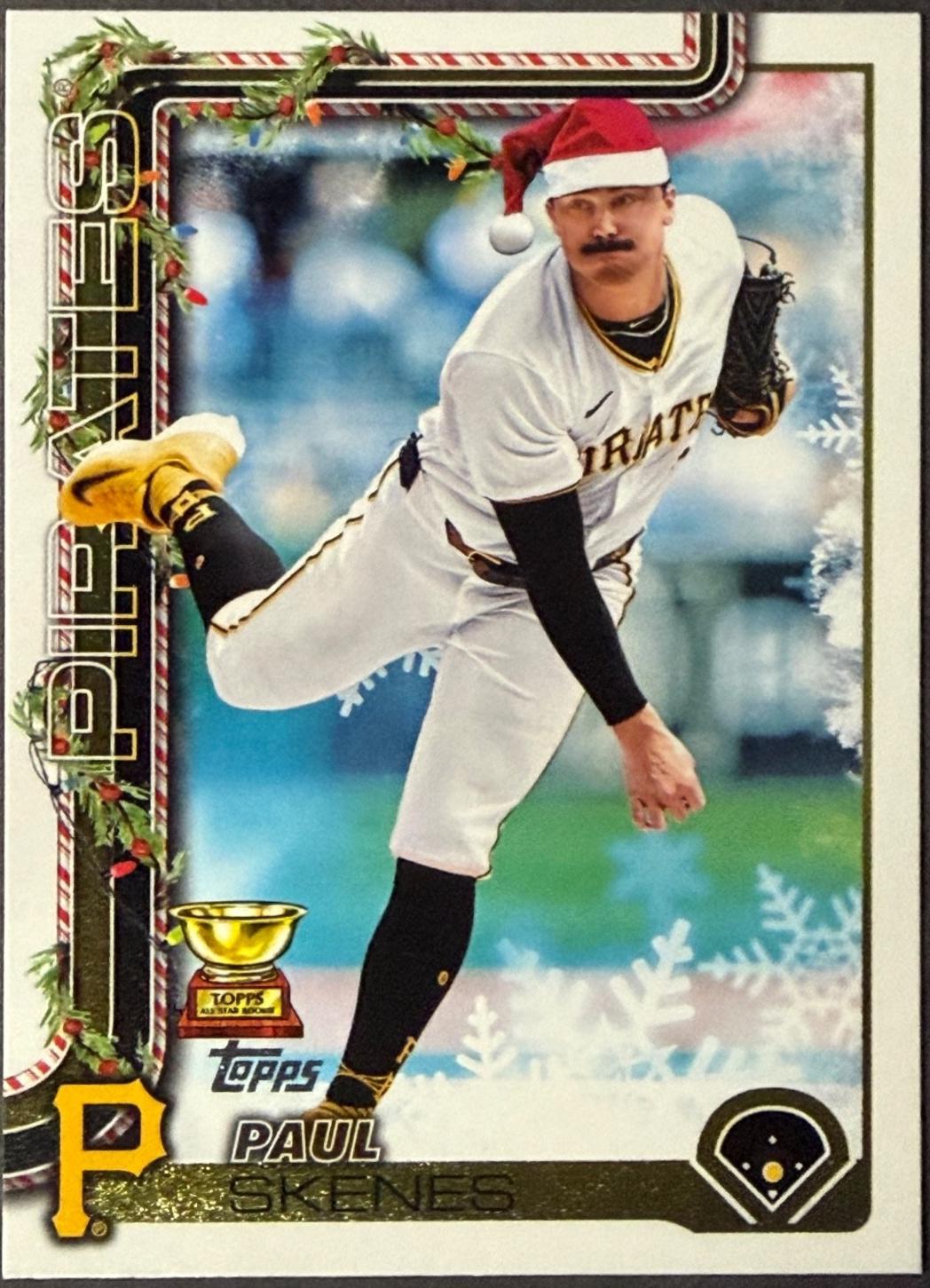 2025 Topps Holiday Paul Skenes [SP] #H70 card