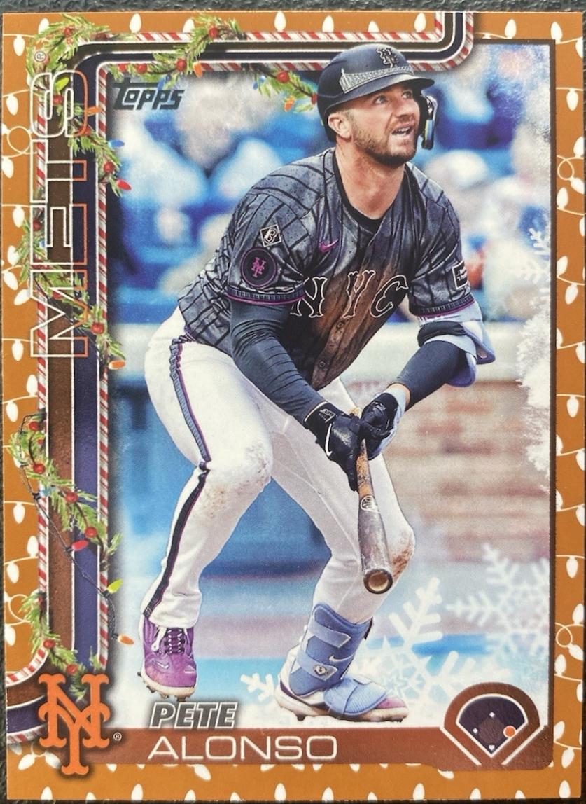 2025 Topps Holiday Pete Alonso [Holiday Lights] #H34 card