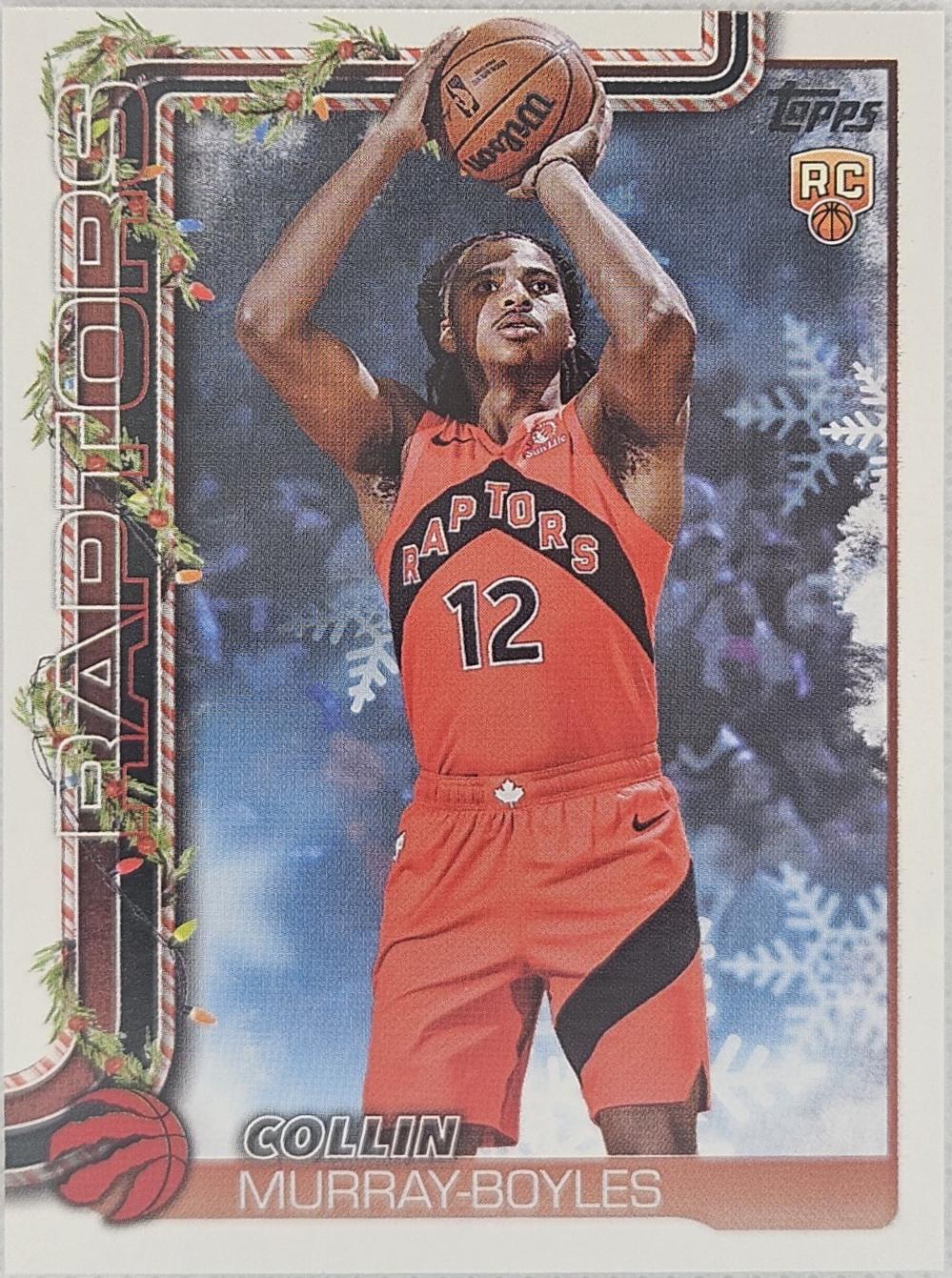 2025 Topps Holiday SSP Back Variation Collin Murray-Boyles #SSB-CM card
