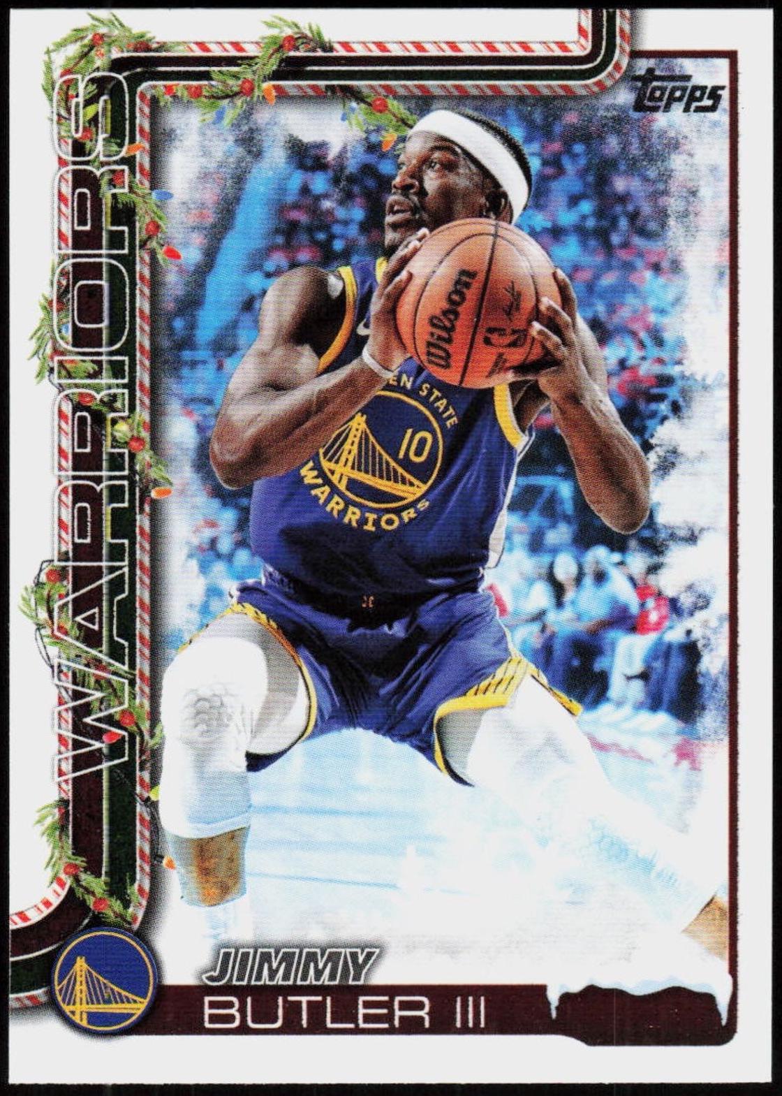2025 Topps Holiday SSP Variation Jimmy Butler III #SSV-NJ card