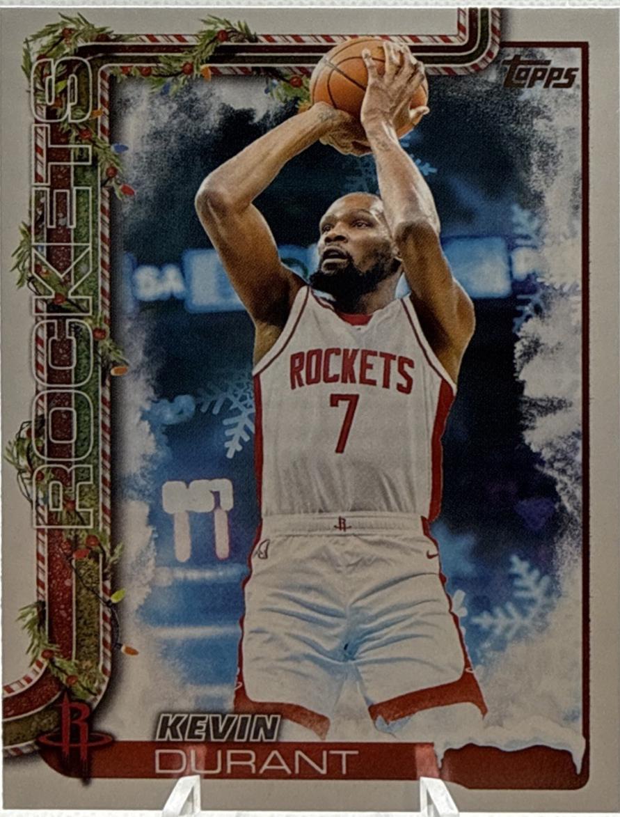 2025 Topps Holiday SSP Variation Kevin Durant #SSV-JM card