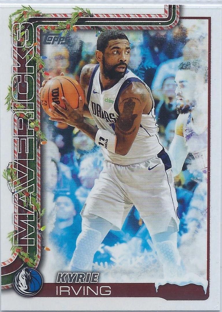 2025 Topps Holiday SSP Variation Kyrie Irving #SSV-AT card