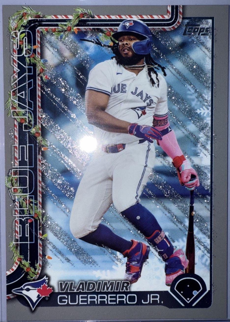 2025 Topps Holiday Vladimir Guerrero Jr. [Glitter] #H66 card