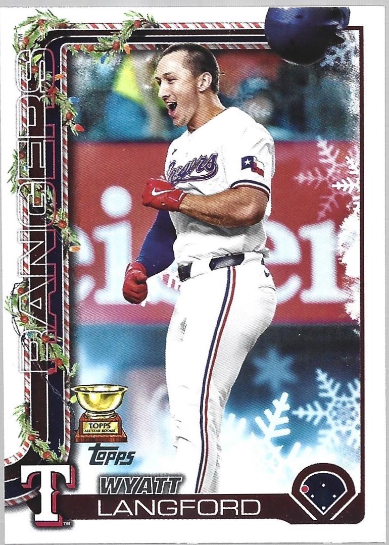 2025 Topps Holiday Wyatt Langford [Holiday Lights] #H87 card