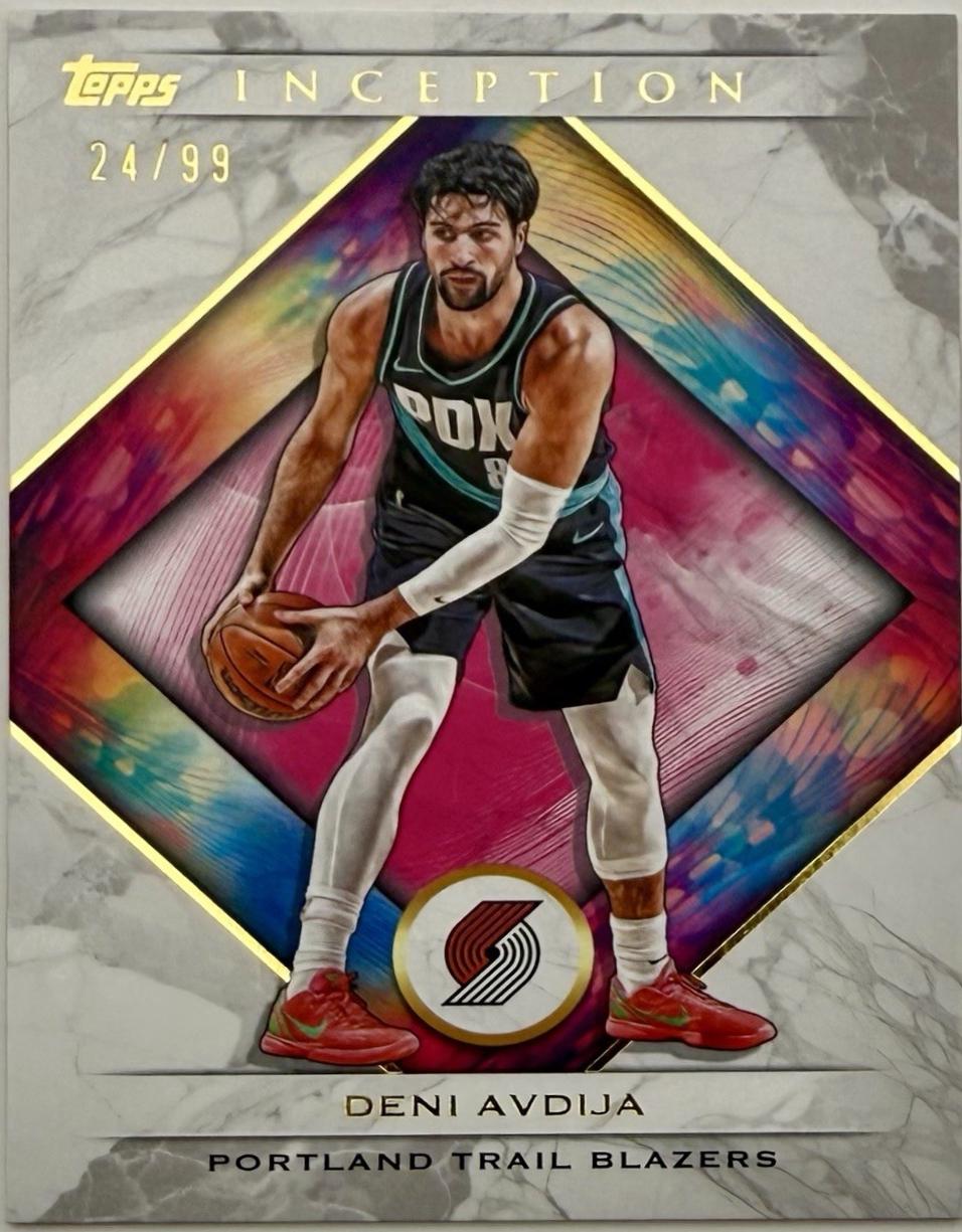 2025 Topps Inception Deni Avdija [Pink] #87 card