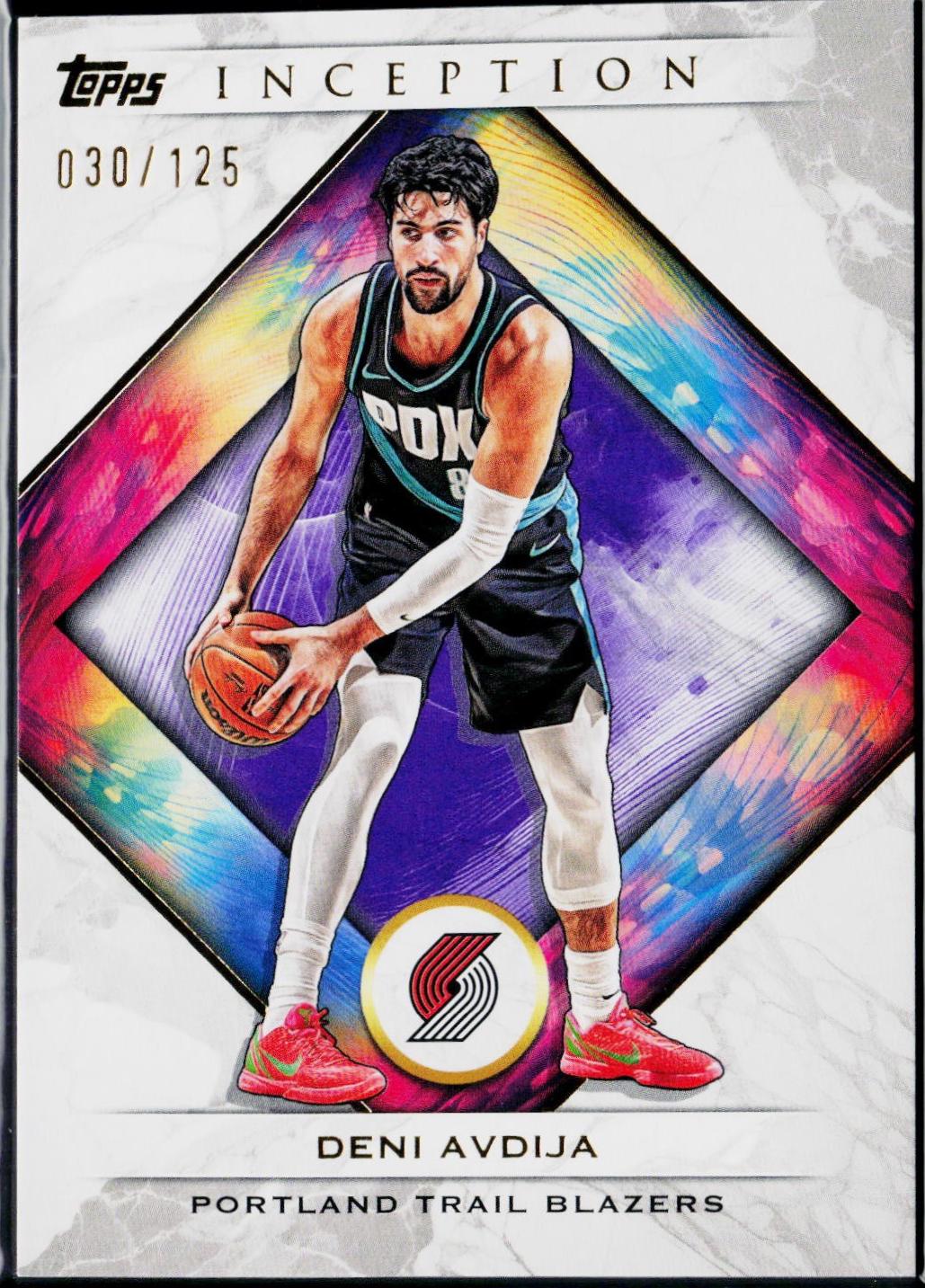 2025 Topps Inception Deni Avdija [Purple] #87 card