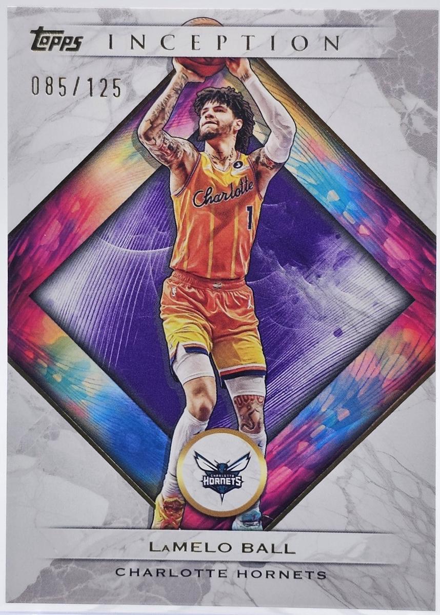 2025 Topps Inception LaMelo Ball [Purple] #55 card